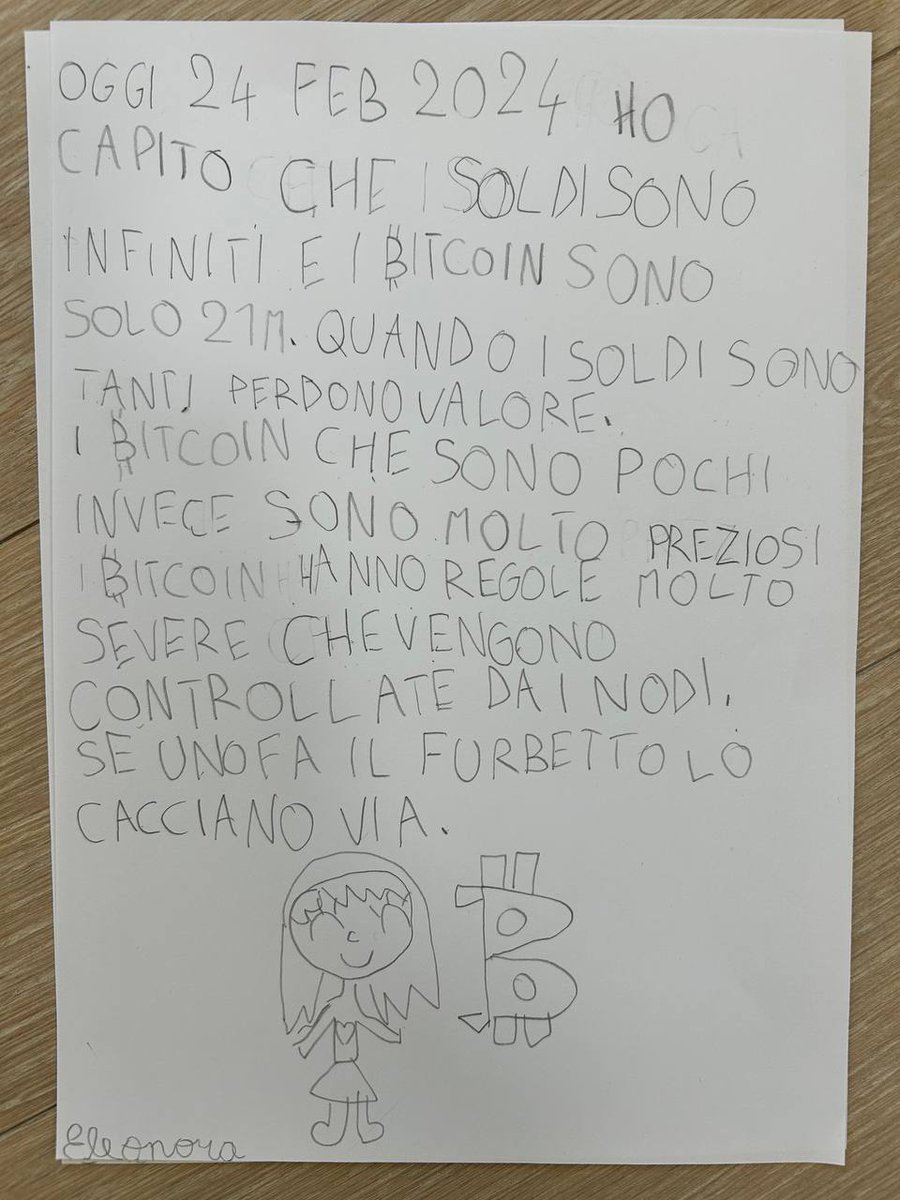 #Bitcoin in one lesson 🧡 📝