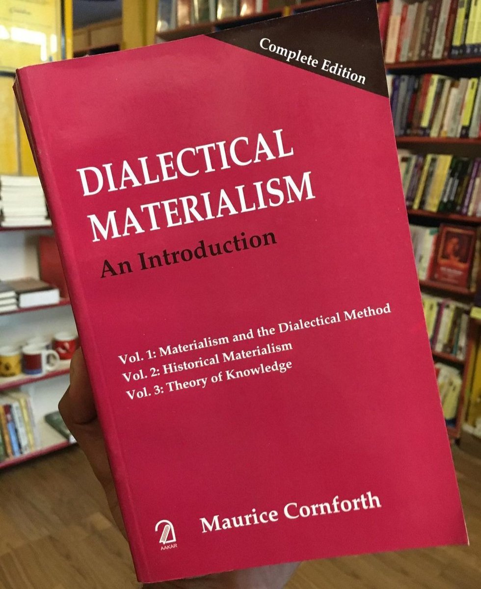 : I adjure you - if you haven't already - to research & study Dialectical Materialism. On this journey to becoming well-versed on the subject matter, the works of Maurice Cornforth have been invaluable. Most of his books are hard to find. But free pdf versions are available! 📚