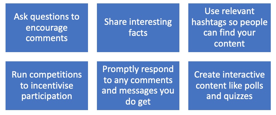 We all know how difficult it can be to get likes, shares and comments on social media posts. Below are a few of It’s Ideal’s top tips for increasing engagement: