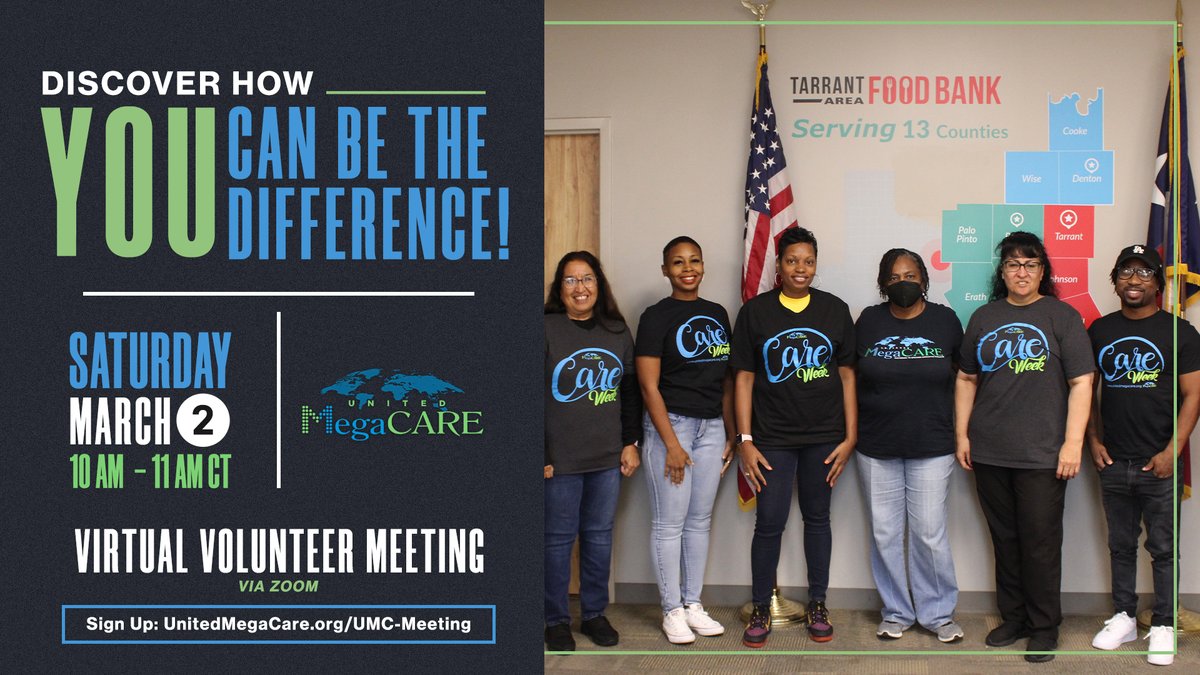 Find out how you can make a difference for those in need! Join our virtual #Volunteer meeting on Saturday, March 2, at 10 am via Zoom. Visit UnitedMegaCare.org/UMC-Meeting to register. We’ll transform lives together! 🌎 ❤️ #UnitedMegaCare #DisasterRelief