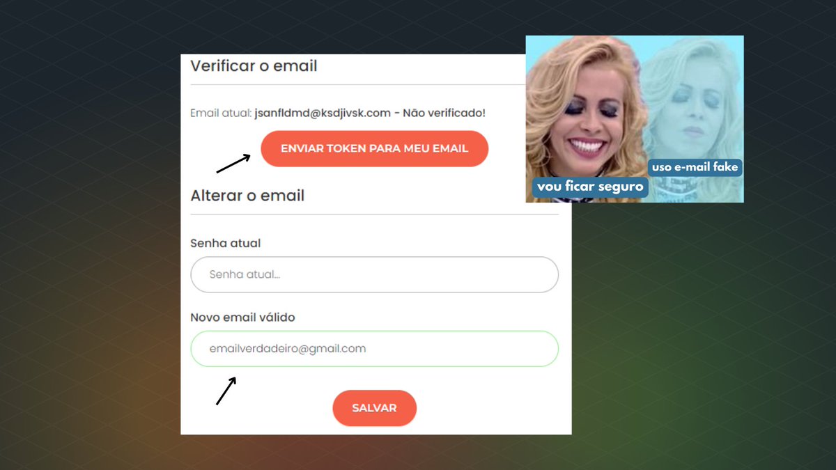 ModHabblet's tweet image. Mas isso é apenas se sua conta já estiver associada a um e-mail válido, beleza?

Agora, se o e-mail atual for falso, basta fornecer sua senha atual e o novo e-mail válido. Feito isso, siga os passos anteriores (enviar o token e verificar na caixa de entrada do e-mail). 💻