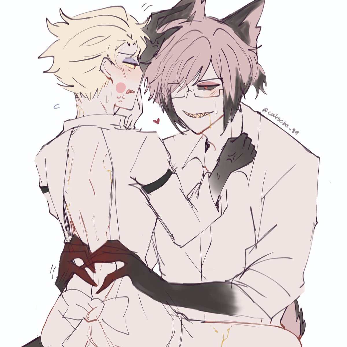 😋🩸
#HazbinHotelAlastor #HazbinHotelLucifer #radioapple 
#HazbinHote