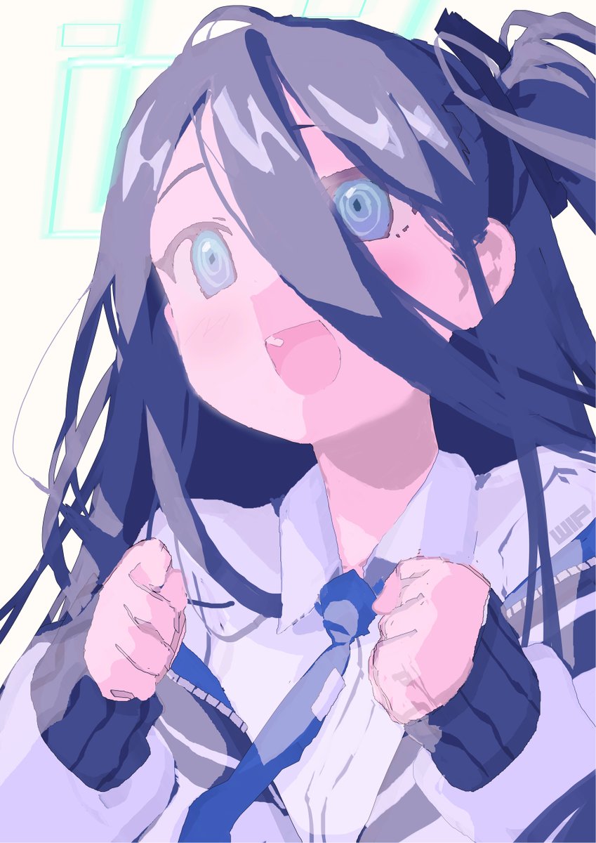 EccoPink's tweet photo. Arisu Dance WIP #BlueArchive https://t.co/L1sfaFyTPC