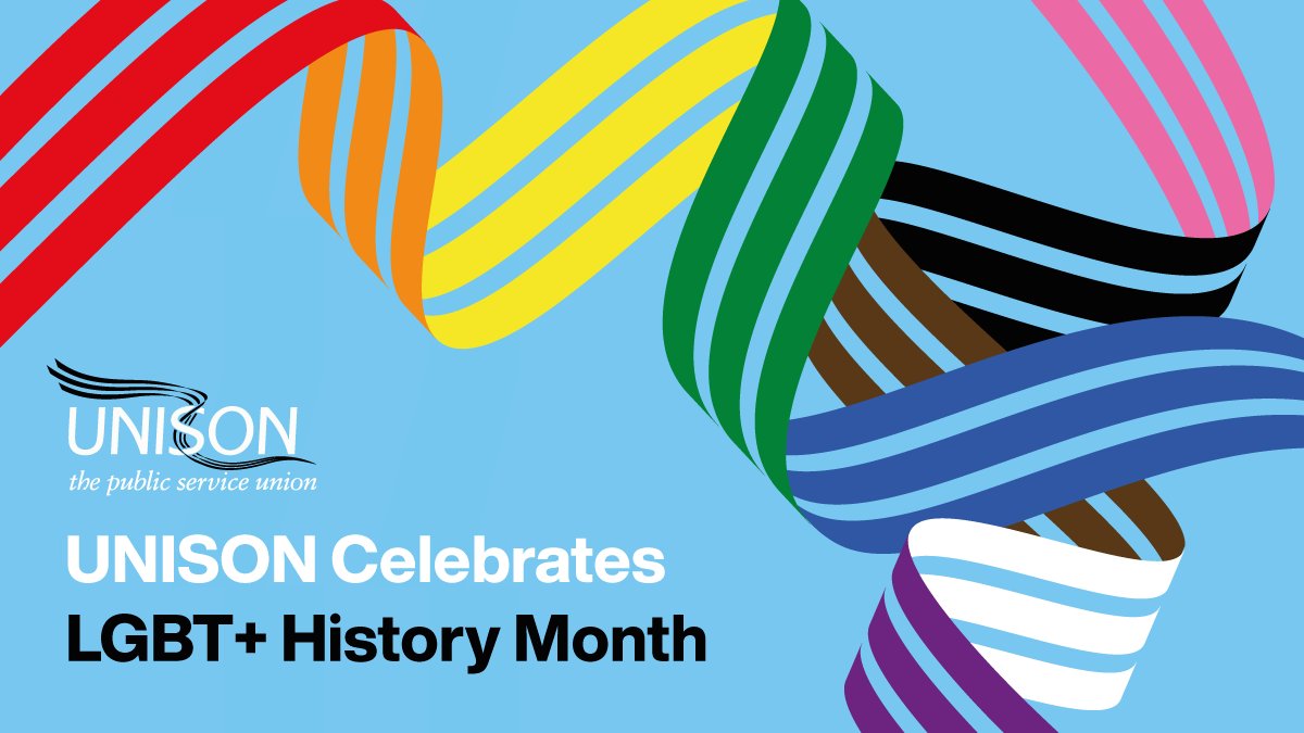 This month, UNISON has been celebrating LGBT+ History Month. It was founded to raise awareness of the  lives and experiences of lesbian, gay, bisexual and transgender people. Let's look back at the positive contribution activists and members have made. 👇
unison.org.uk/news/article/2…