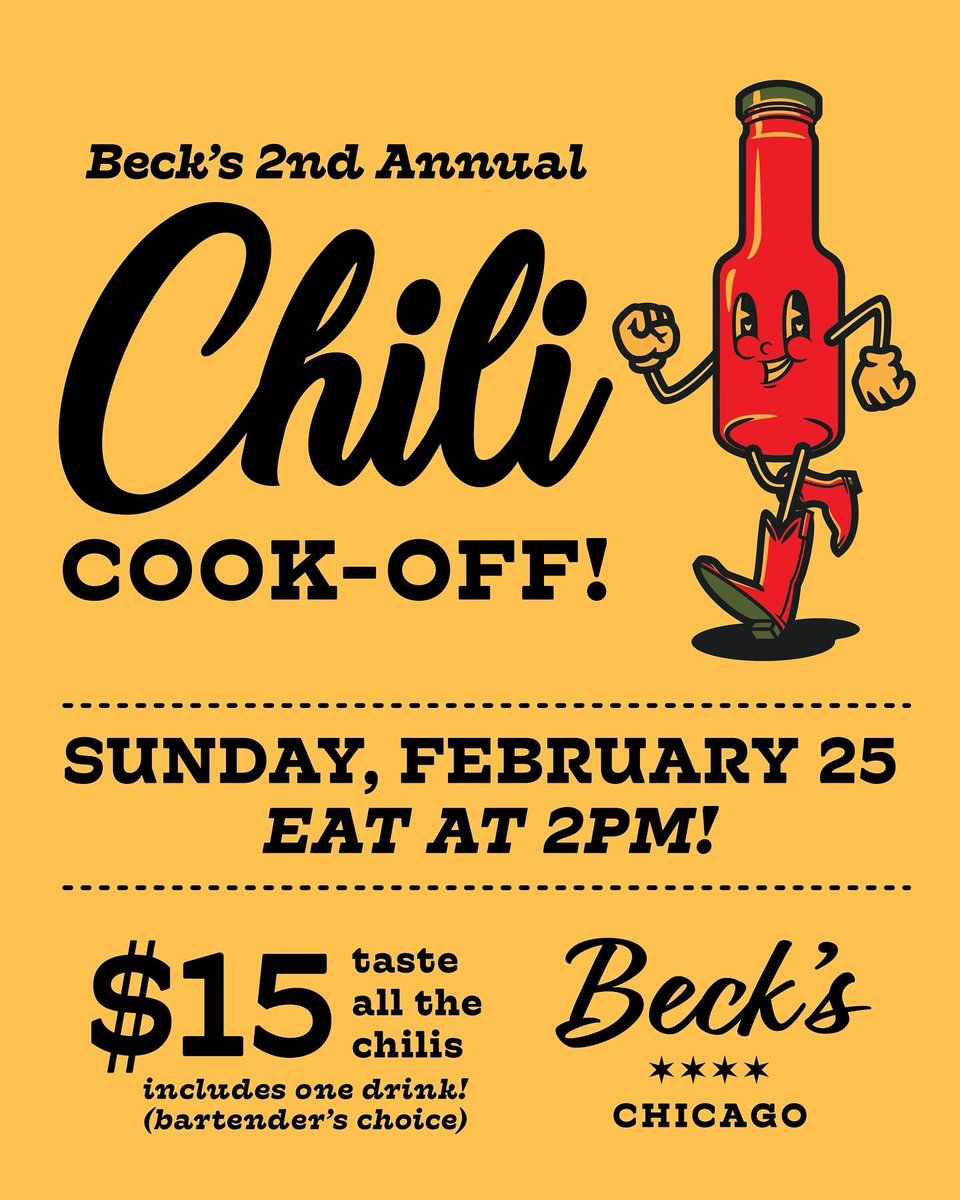TODAY’S THE DAY! 🔥

Our Chili Cook Off starts at 2pm. 🌶️

#chicagobars #lincolnpark #lincolnparkchicago #chicagoeats #chicagofoodies #chicagofoodie #chili #cookoff #chilicookoff