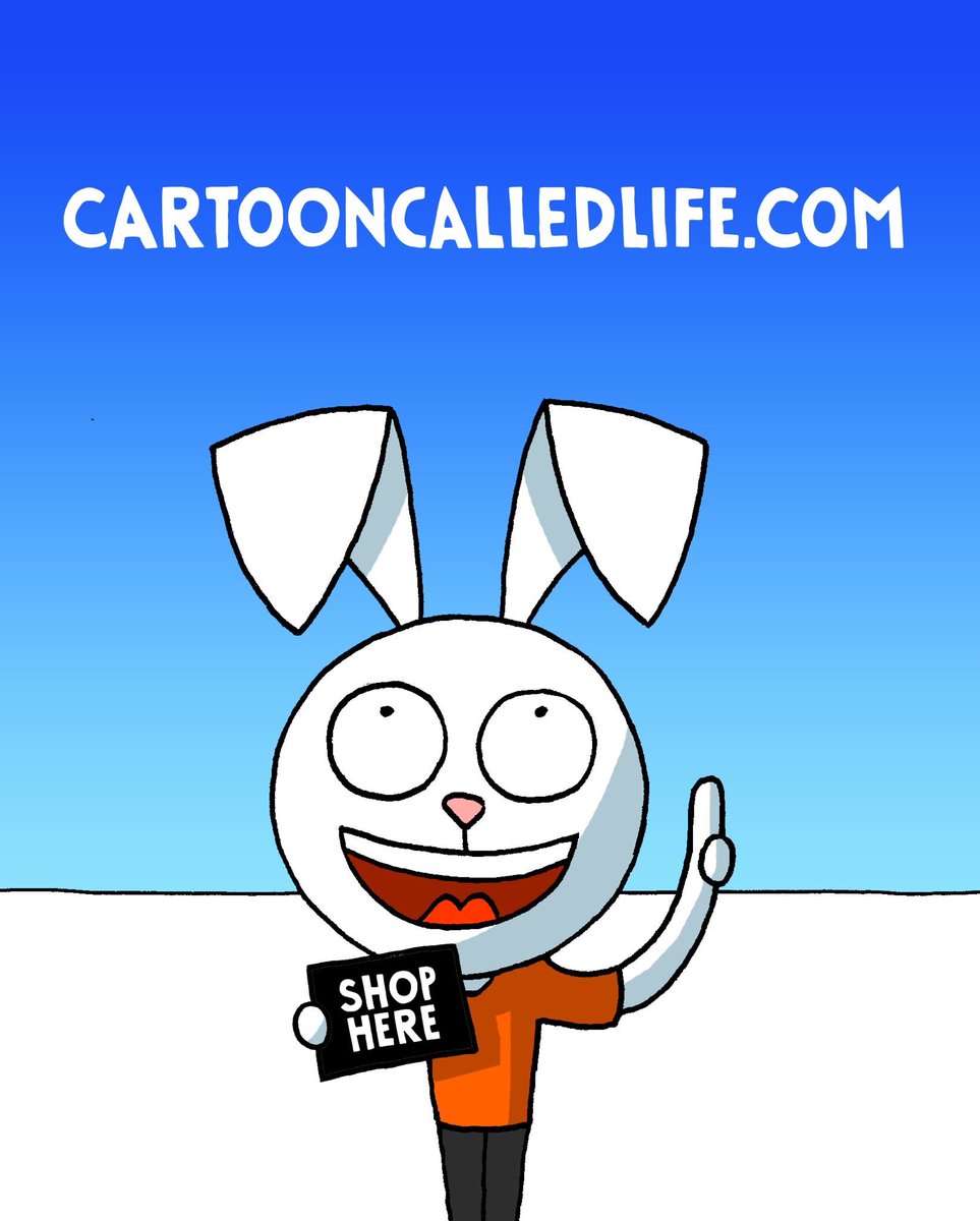 Last days. 
New rebates. 
New artworks online.
Save 50% on orders over 300€. 
cartooncalledlife.com/shop 
🐰❤️

#lastdays