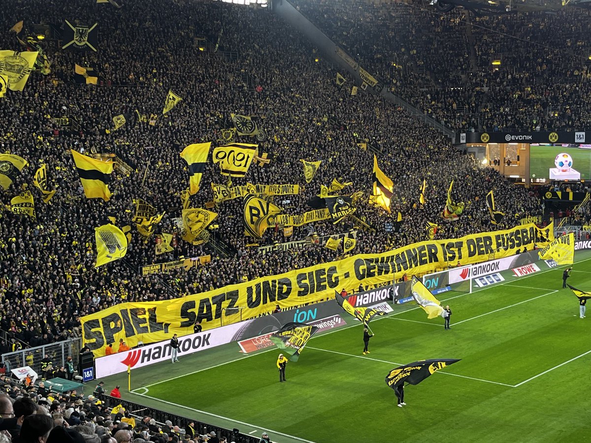 Grüße aus Dortmund nach Frankfurt. #bvbtsg