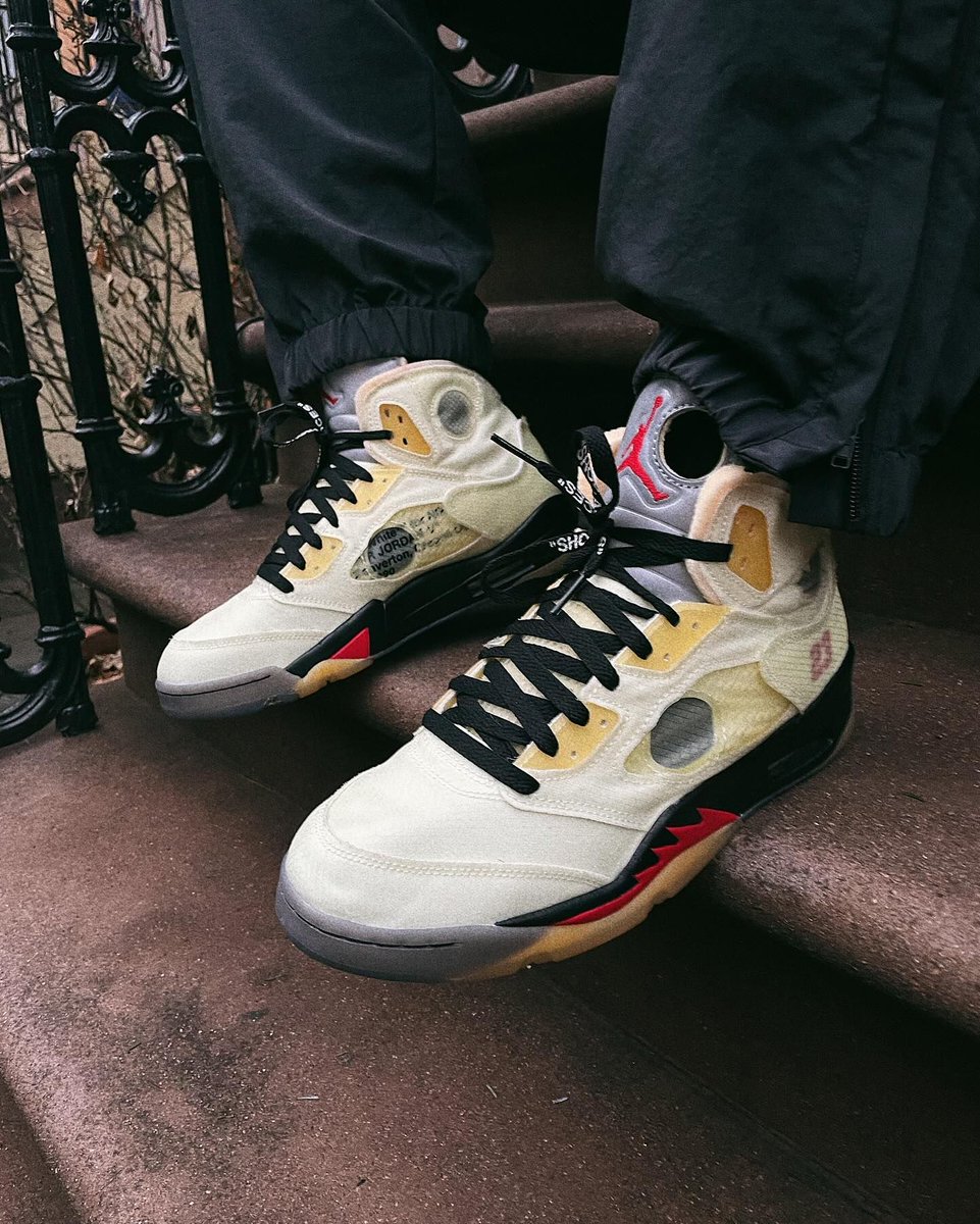 off white jordan 5 fit