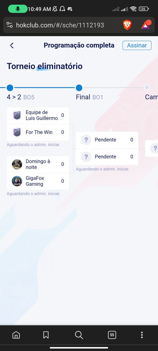 Mais uma semifinal 😓😟