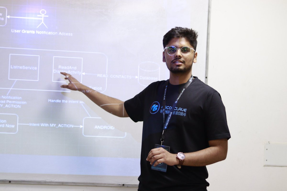 NSConclave's tweet image. Dive into the nuances of Advanced Android App Testing with the insightful guidance of @0ninaik & @zinja_coder .🚀📱 Unlock the secrets to ensuring robust app security and performance.
#AndroidTesting #TechSkills #AppSecurity #NSConclave2024