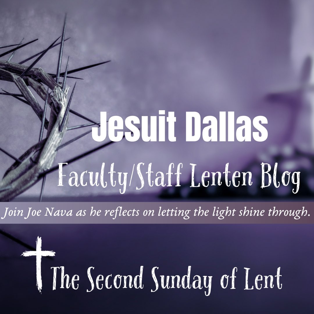 JesuitDallasCM's tweet photo. Today we enter into the second week of Lent with a reflection by @jesuitdallas Math department chair Joe Nava on letting the light shine through. Read it here: https://t.co/3zYFzvYXLH https://t.co/Ti0MtFeUaP