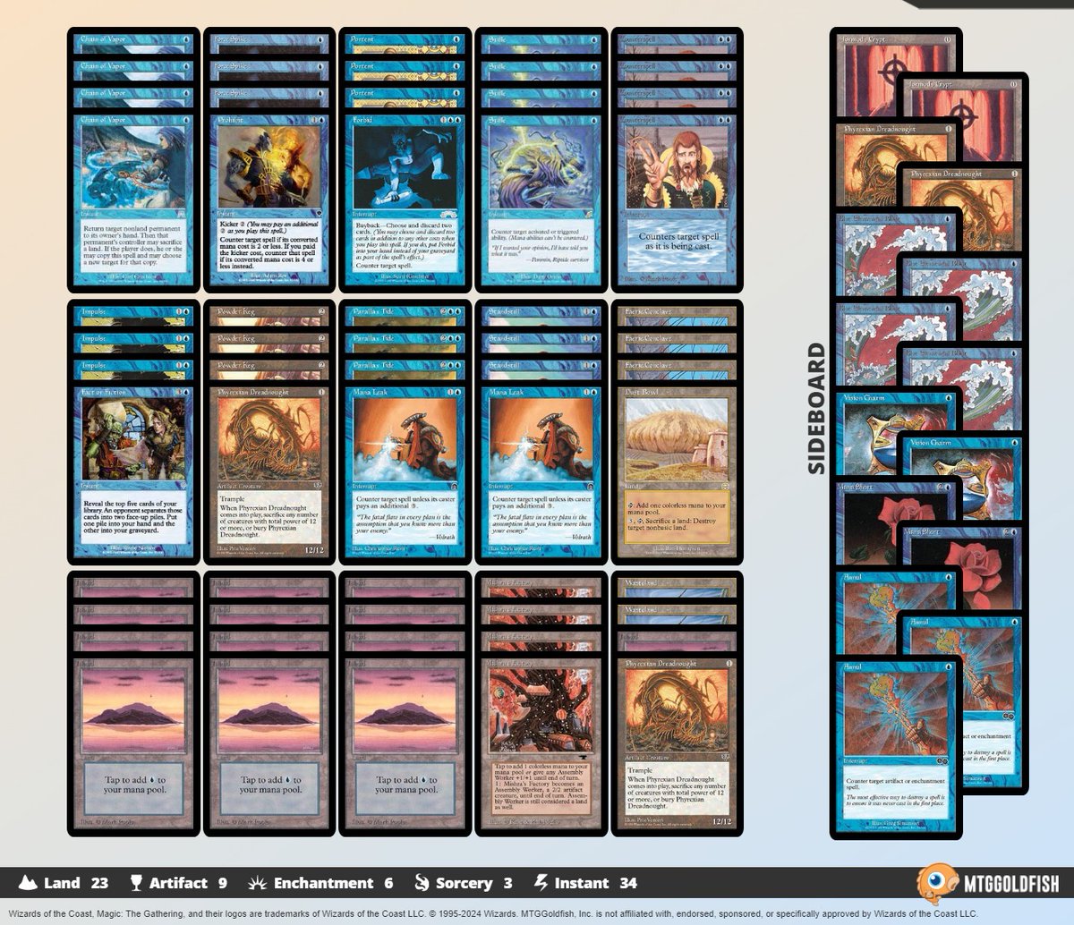 Buenas tardes chicos
Esta tarde a las 19 h 🇪🇸 (15 h 🇦🇷🇨🇱) Tenemos un nuevo directo en TWITCH
twitch.tv/old_school_mtg…

La FINAL del HISPANOESFERA ENERO

🇨🇱 Alvaro Galindo
MONO BLACK PRISON
mtggoldfish.com/deck/6154981#p… 
⚔️
🇦🇷 Sebastián Padin
MONO U TIDE CONTROL
mtggoldfish.com/deck/6156655#p…