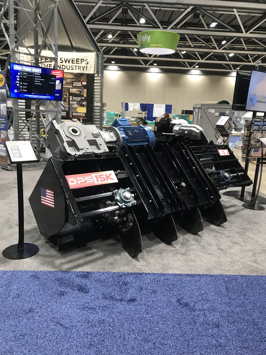 siouxsteel's tweet photo. We're having a great time at #GEAPSExchange 2024 in Kansas City, Missouri! Stop by to visit us in Booth #2734 to see all the #SiouxSteel & #SCAFCOGrain products we have on display, including the NEW DPS 15K sweep, with a 15,000 BPH max capacity! https://t.co/CYJEms27dA