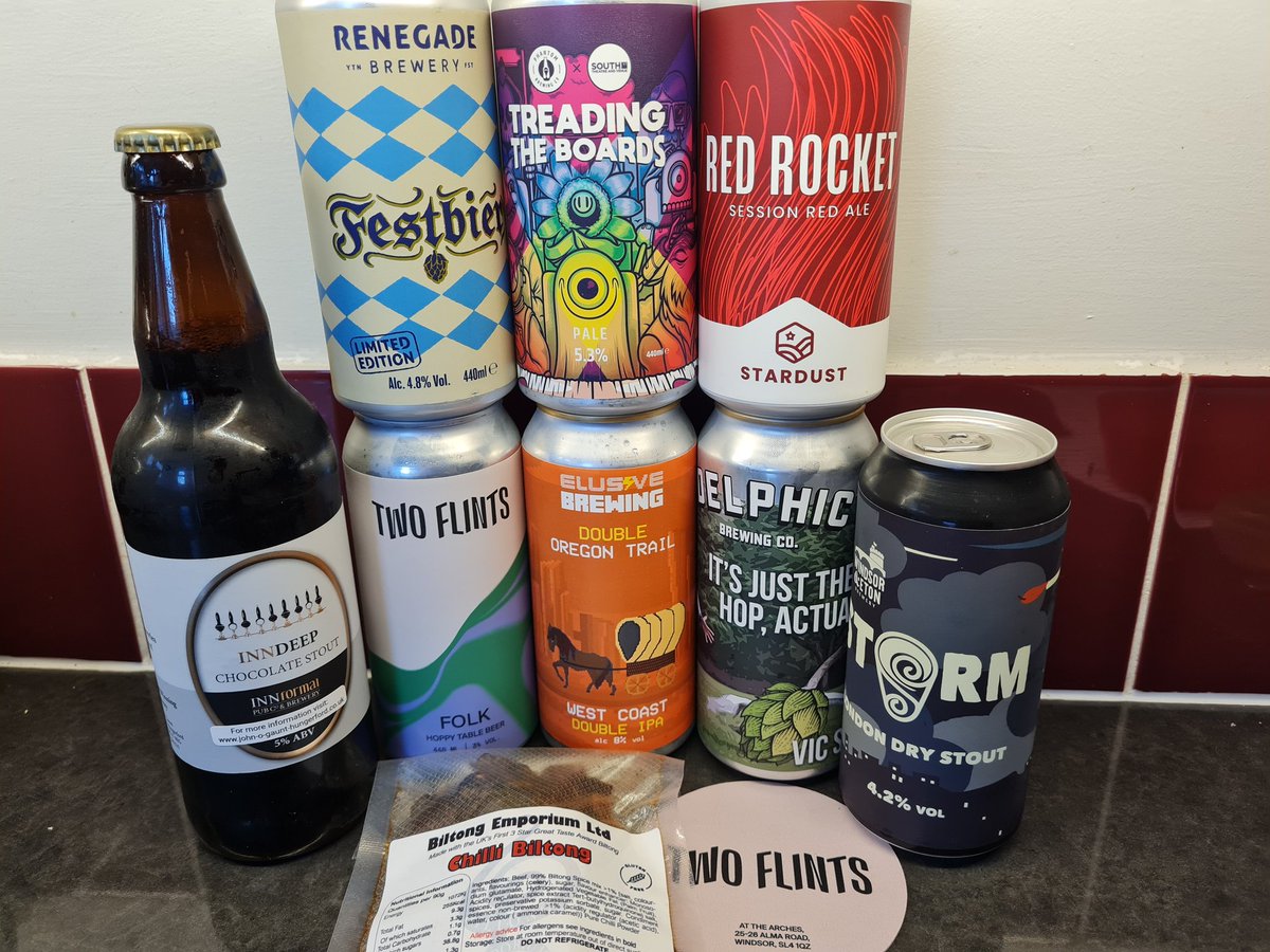 Another excellent box from @BerksBeerBox this month. Always great beers.