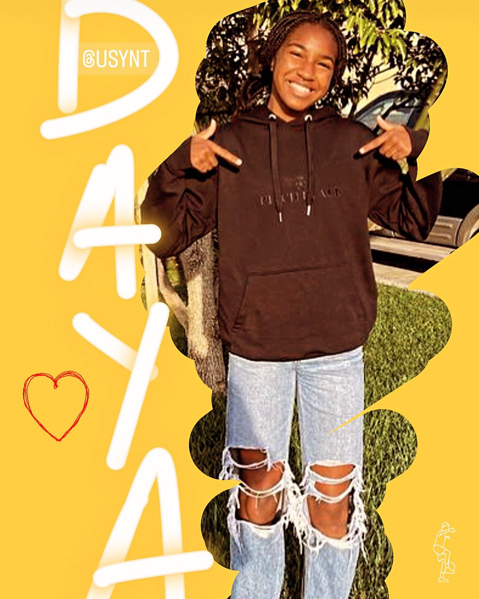 We love our members! Shout out to Daya King. Not only is she representing the USYNT-17 to the fullest, but also diversity on the pitch. This is love!