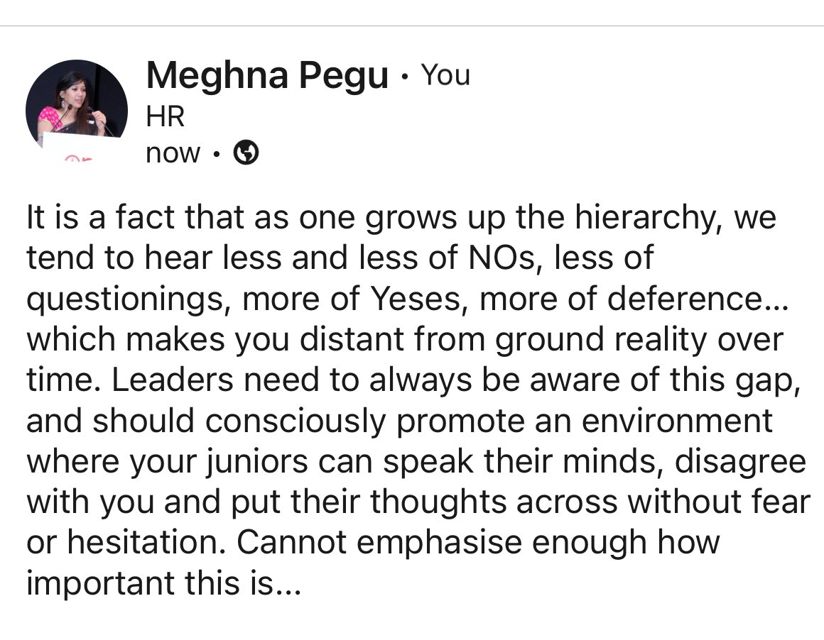 meghnapegu's tweet photo. Encourage healthy disagreements! https://t.co/0VmXm3GE5X
