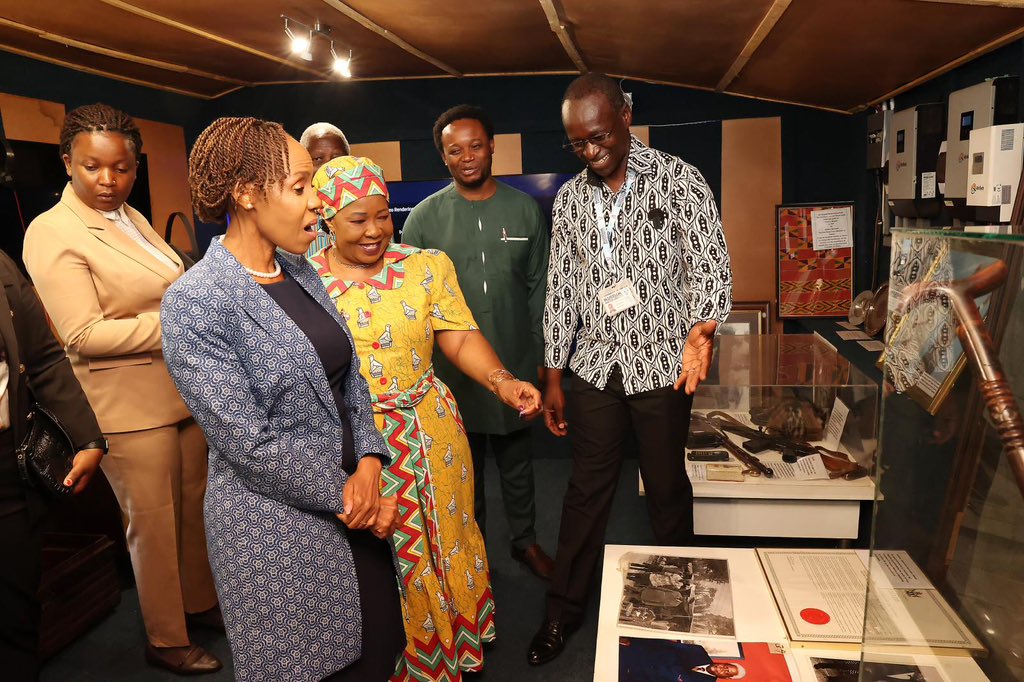 On the last day with H.E Neo Jane Masisi, we toured the Liberation city which houses the museum of African Liberation and gives every African country a slot to exhibit souvenirs from the struggle against colonialism. She also had an appreciation of the national GBV centre housed