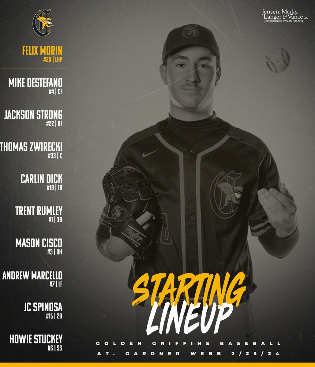The #Griffs Starting 9⃣