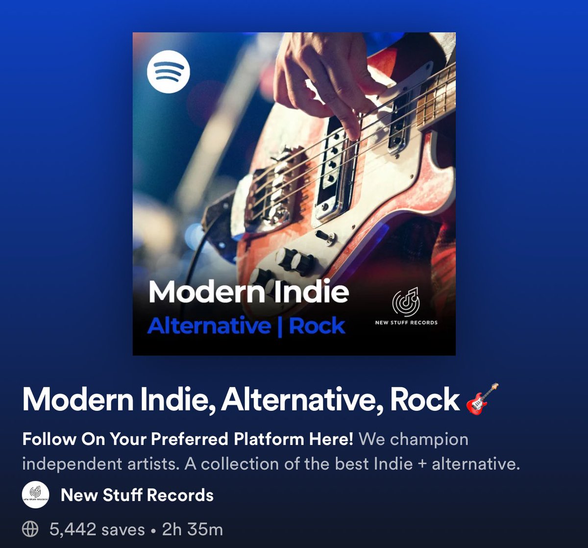 URGENT 24H OPPORTUNITY #2 I need 10 MORE indie/alternative/rock independent bands for my Modern Indie playlist, insane growth recently! 📈 To be considered 1) listen to my track ‘Taking Over’ 2) say what you think of it 3) and leave your link to your bands song submission in the