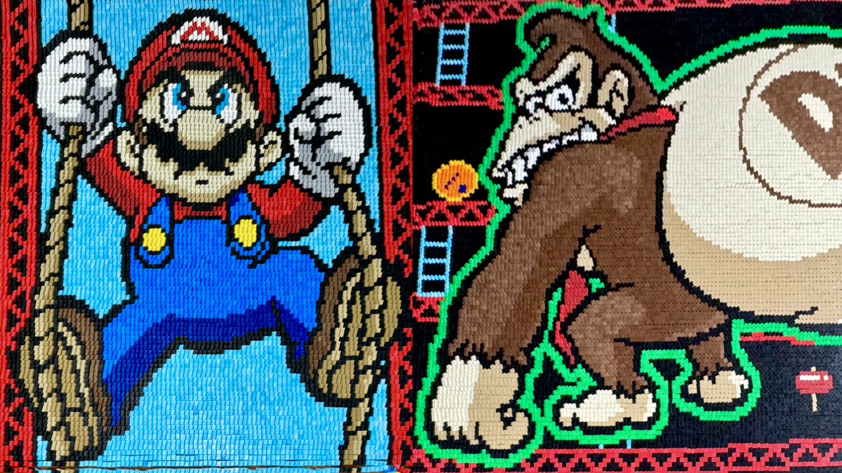 Mario vs Donkey (IN 56,559 DOMINOES!)
Full video here: youtube.com/watch?v=MoEc3d…

#Mario #DonkeyKong #Nintendo