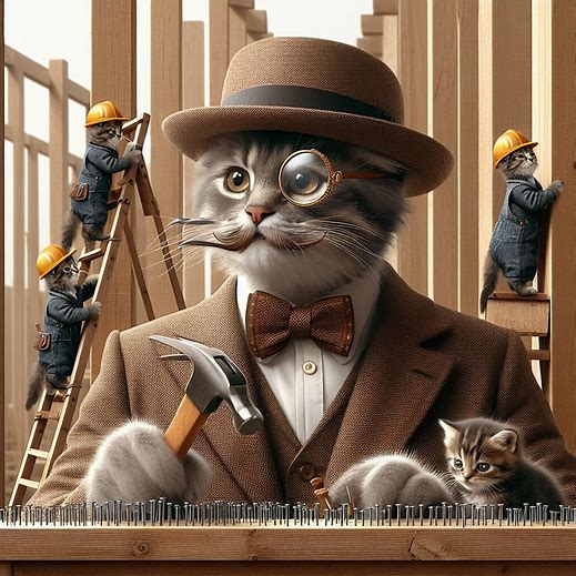 Happy Sunday #DeCatters, #ChairmanMeow is still hard at work putting together the #DeCats DAO - if you build it they will come 😊