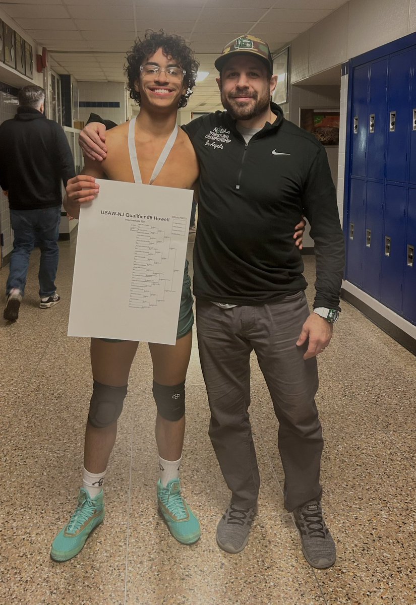 Congratulations to 8th grader TH for placing 1st 🥇 in his bracket and qualifying for the NJ Kids State tournament! #trusttheprocess #1%better @WAVEPRIDE @LBMSthree @Billythekid174