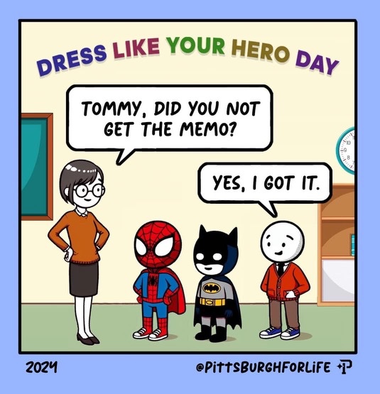 mrswachs's tweet image. We must never outgrow our superhero. 🦸🏻  Thank you neighbors @MrsWhitney17 @SAITNobili for keeping me young &amp;amp; allowing me to do what I 💗in a place where it’s always a #snappynewday  #FredMethod