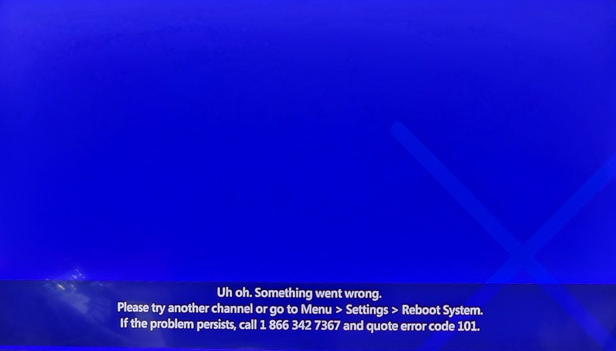 therealjmax's tweet photo. @Bell_Aliant why does this happen to my TV 4-5 times per day?  I've recently replaced my TV, and this is my third PVR box.

I can't call that number anymore and have someone tell me to reboot it and then offer to send a new receiver, that's obviously not the issue here. https://t.co/7IwfelSzl4