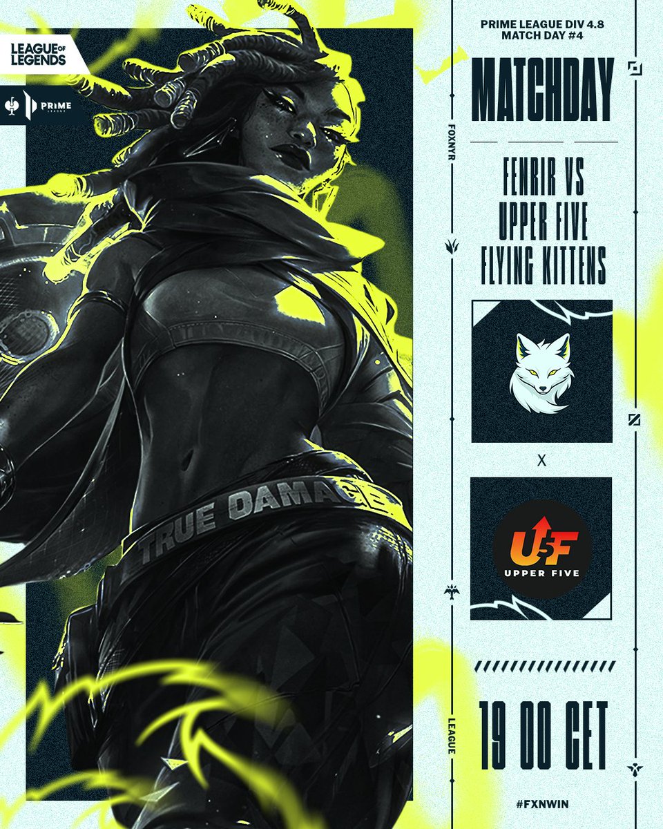 FoxnyrEsports's tweet image. 🎉Some action is coming your way🎉

🦊 Our match of the day is the fenrir team playing against
@Upper_Five  Flying Kittens
🩵

🕙19:00 CET
📺twitch.tv/foxnyr
🎙@Allisrem  and @Maxiethunder_ 

#FNXWIN #Foxnyresports #Foxnyr