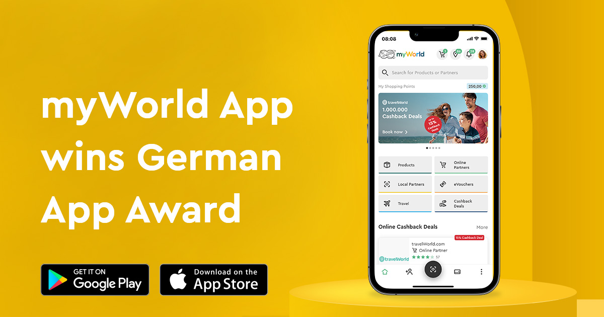 myworld_benefit's tweet photo. 🎉Thanks to you, our fantastic Shoppers and your incredible support and trust, we've been ranked among Germany's top three apps in Lifestyle &amp; Shopping. 

Don't have the app yet? Download now ➡️ https://t.co/jubgajiVNC

#GermanAppAward2024 #myworld🛍 #cashback #shoppingpoints https://t.co/jHx0rTuZ0m