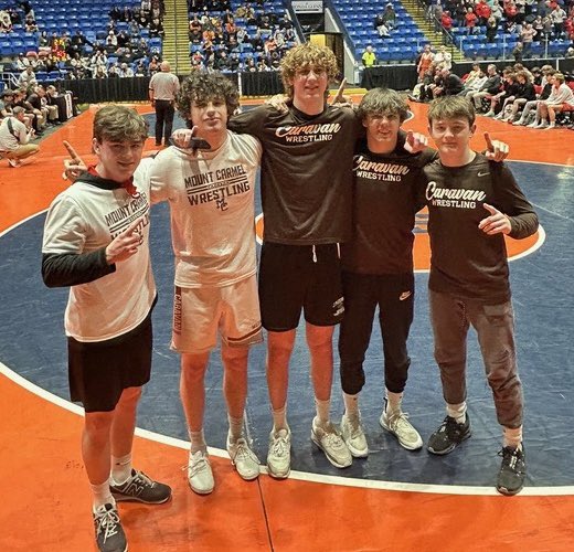 Congratulations to former Bulldogs Colin Kelly, William Jacobson, Rylan Breen, Danny Lynch and Liam Kelly on helping the Mt. Carmel Caravan win the Class 3A Dual Sate Title! We are proud of you! Once a Bulldog … Always a Bulldog