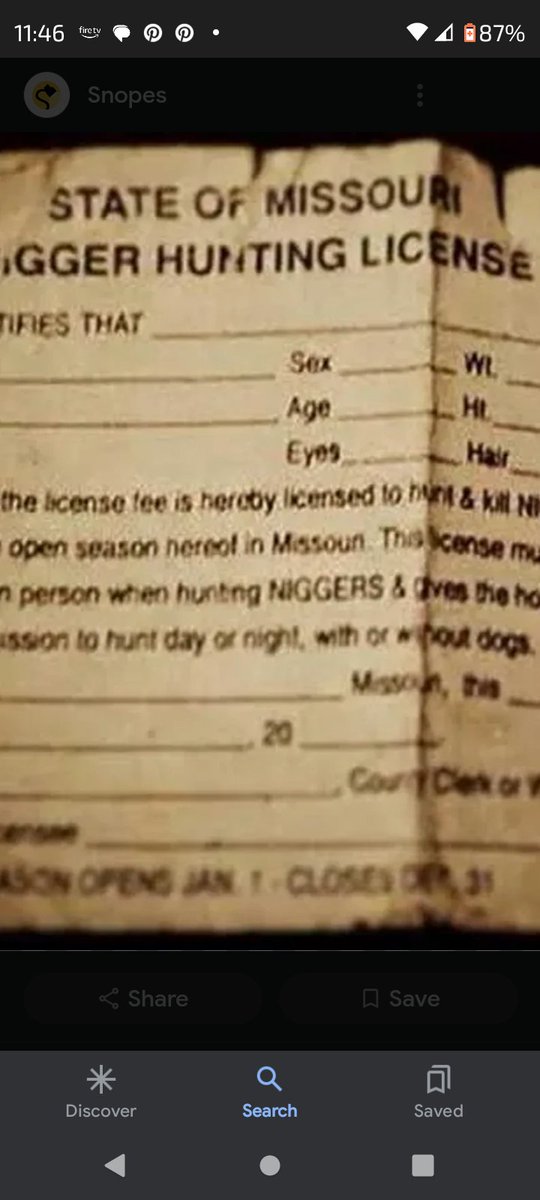 Yes this is real. They actually had hunting licenses. #HappyBlackHistoryMonth