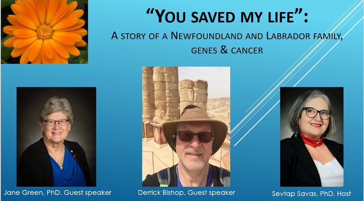 ***Coming tomorrow*** 🌼

#SavingLives #GeneticResearch #CancerInTheFamily #LivedExperience #NewfoundlandAndLabrador #PublicEducation #PublicOutreach #PubliEngagement #Genetics #Genes