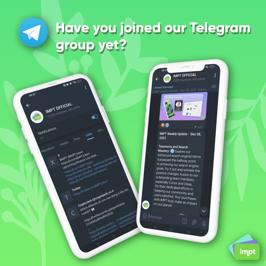 IMPT_token's tweet photo. 🌐 Unite for a cause! Become a part of the thriving IMPT community and let your voice contribute to positive change. Click to join: https://t.co/zCIJ5oOk6c 🚀 #IMPTImpact #JoinTheMovement 💬🤝 https://t.co/Oh9jkrLwg1