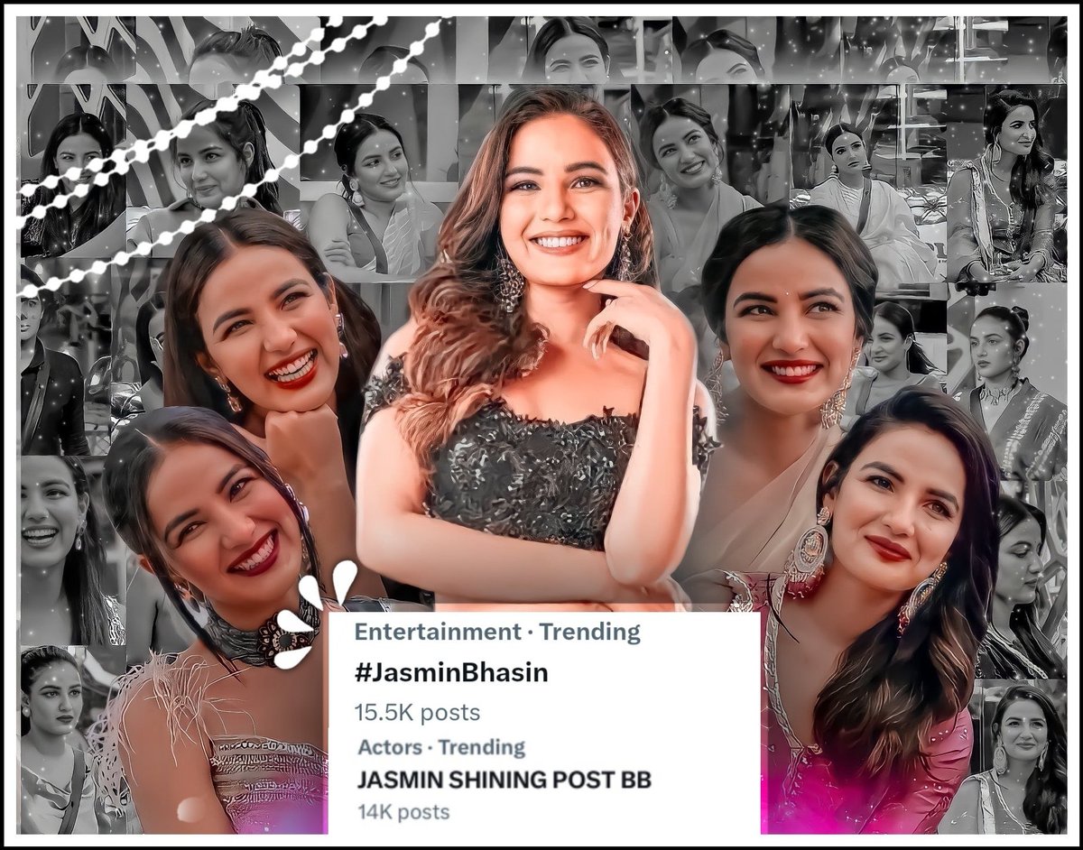 It’s incredible to see the love &amp; support for #JasminBhasin from all her admirers and fans. Our today's activity unplanned yet you guys made it to trendlist❤️ 
Congrats y'll, It's all possible bcs of u guys. Keep the same amount of love coming for her ❤

JASMIN SHINING POST BB