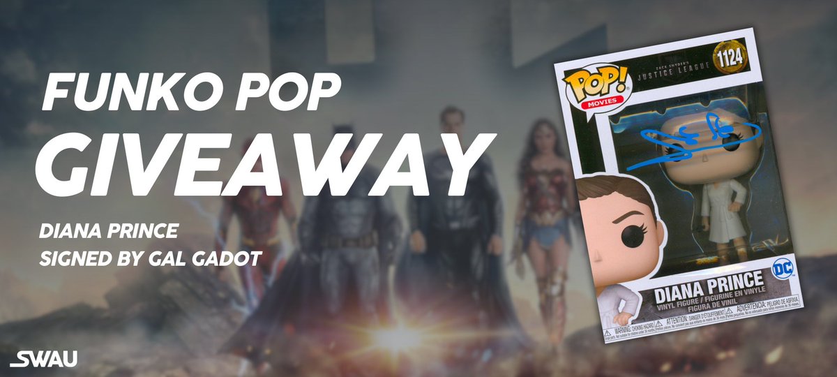 We’re excited to announce our next giveaway! Don’t miss out on a chance to win this special Diana Prince Funko Pop signed by Gal Gadot! Here are the rules.

To enter:
• Follow <a href="/swau_official/">SWAU</a>
• Like this post
• Repost for an extra entry
• Tag one friend per REPLY for extra