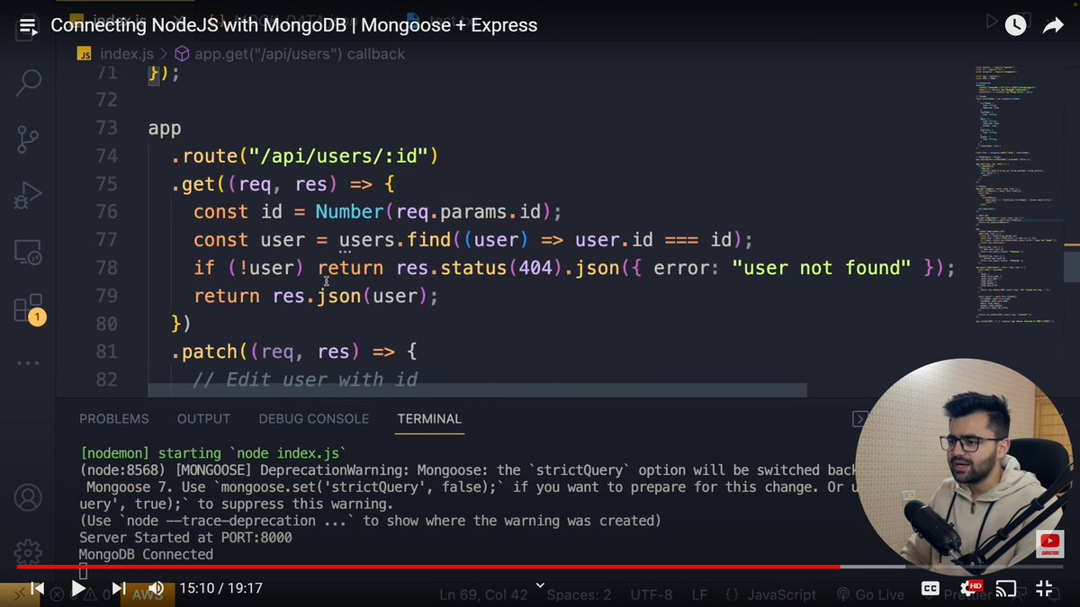 'Big shoutout to @piyushgarg_dev   for being an incredible mentor in my Node.js and REST API journey! 🚀 Thanks to your guidance, I've leveled up my skills and gained valuable knowledge. Grateful for your awesome teaching! #NodeJS #RESTAPI #TechMentor'