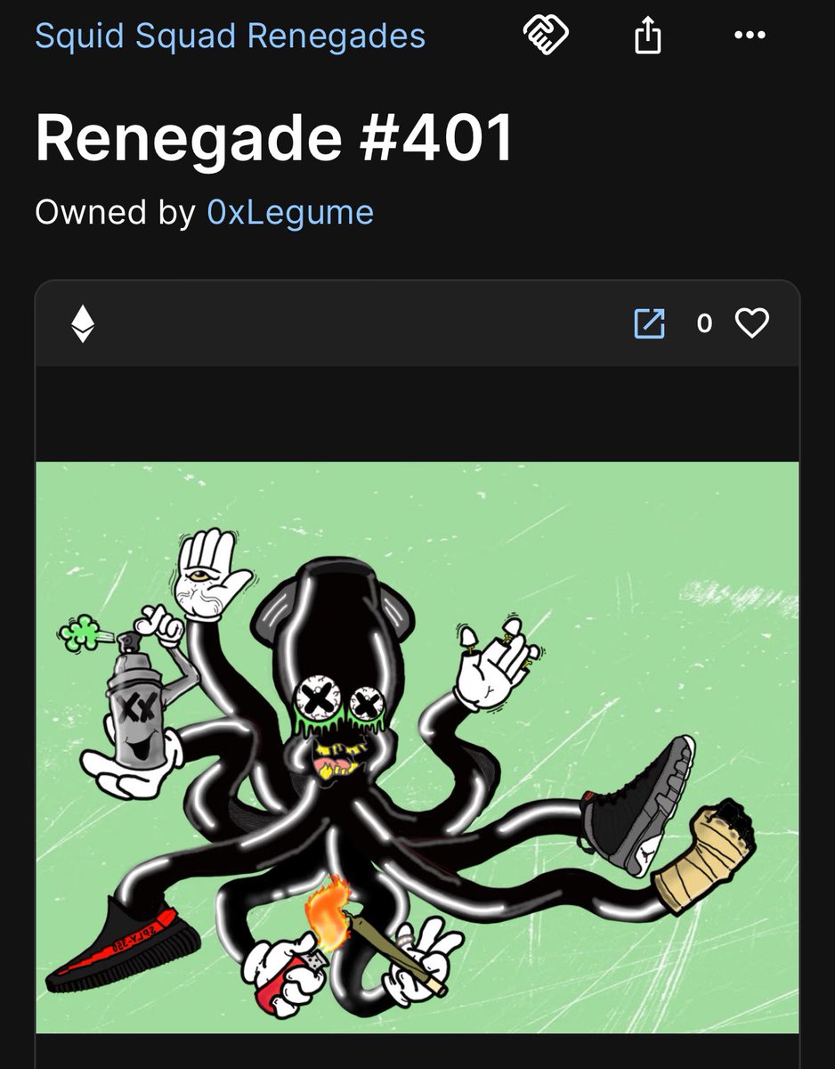 POPaPOTEMUS's tweet photo. Shout Out 🗣️ to @Legume_tomb for supporting the #SquidWave 🙌🏾 

#GoonsSupportGoons 

@SquidSquadGang 🦑 🌊 https://t.co/nmErGppBTK
