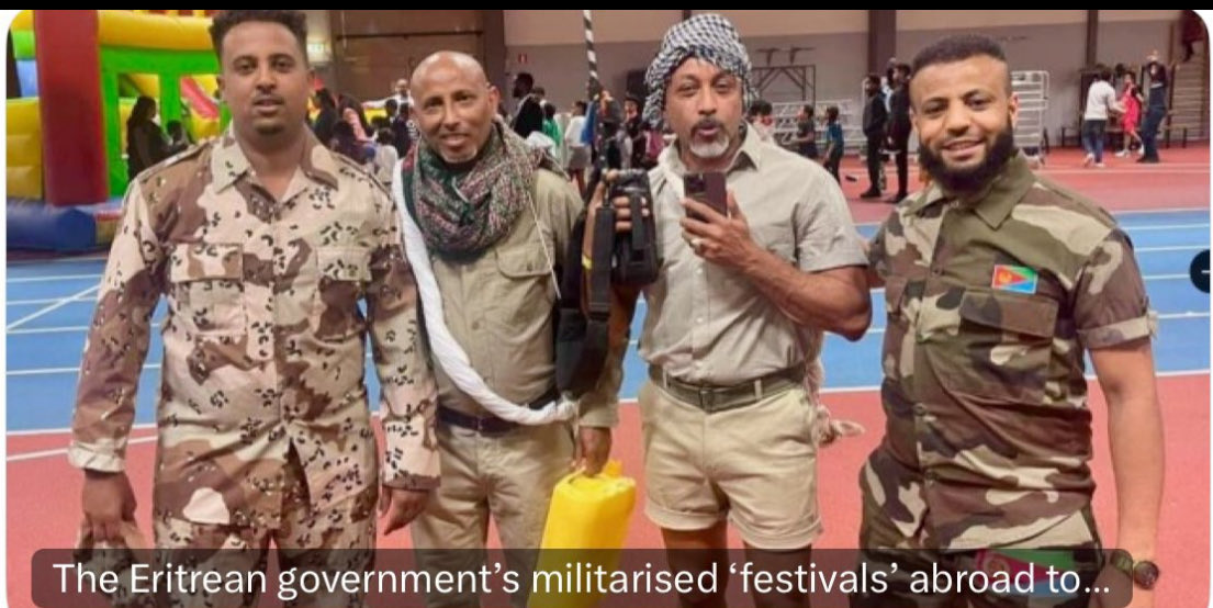 TesBelay's tweet photo. Lies exposed: Eritrean dictator supporters in Holland misled authorities, claimed prosecution risk. Now openly backing the dictator. Shockingly, Hollander Right Wing aligns with them. Unveil the truth and demand justice. @EU_Commission @UKGov @StateDept @CanadaFP #EndInjustice https://t.co/S5HisOhmYH