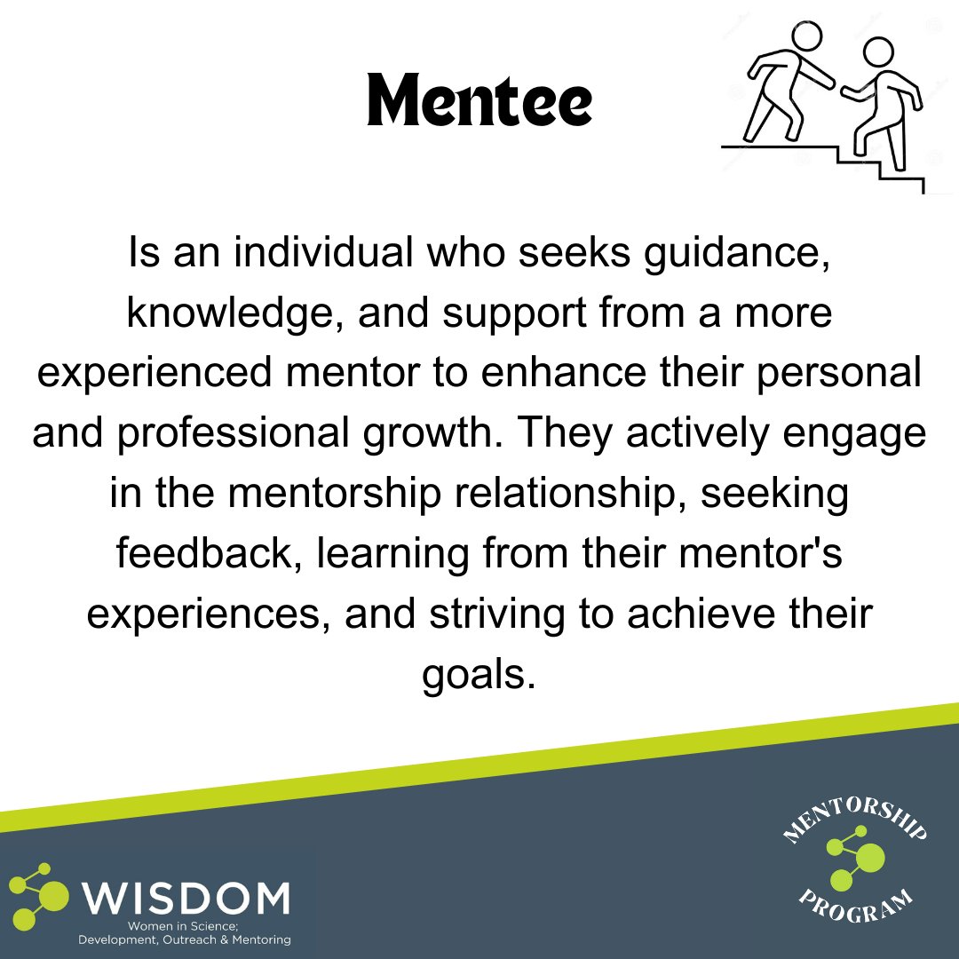 With only a few days left to apply as a mentor in our program, we're excited to kick off our WISDOM Daily Series: 'Why Your Mentorship is Important.' Stay tuned as we highlight the invaluable benefits of being a mentor in our mentorship program #yourmentorshipmatters #Wisdom