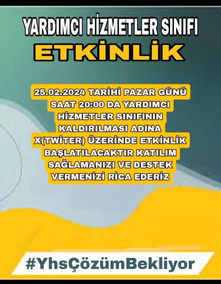 #YhsÇözümBekliyor