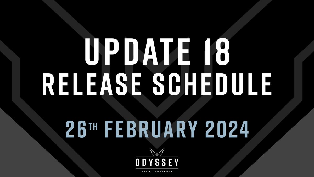 🛠️ Elite Dangerous Live/4.0 servers will be offline for the deployment of Update 18 on Monday from 8AM UTC. 

📓 Release schedule details here: forums.frontier.co.uk/threads/update…