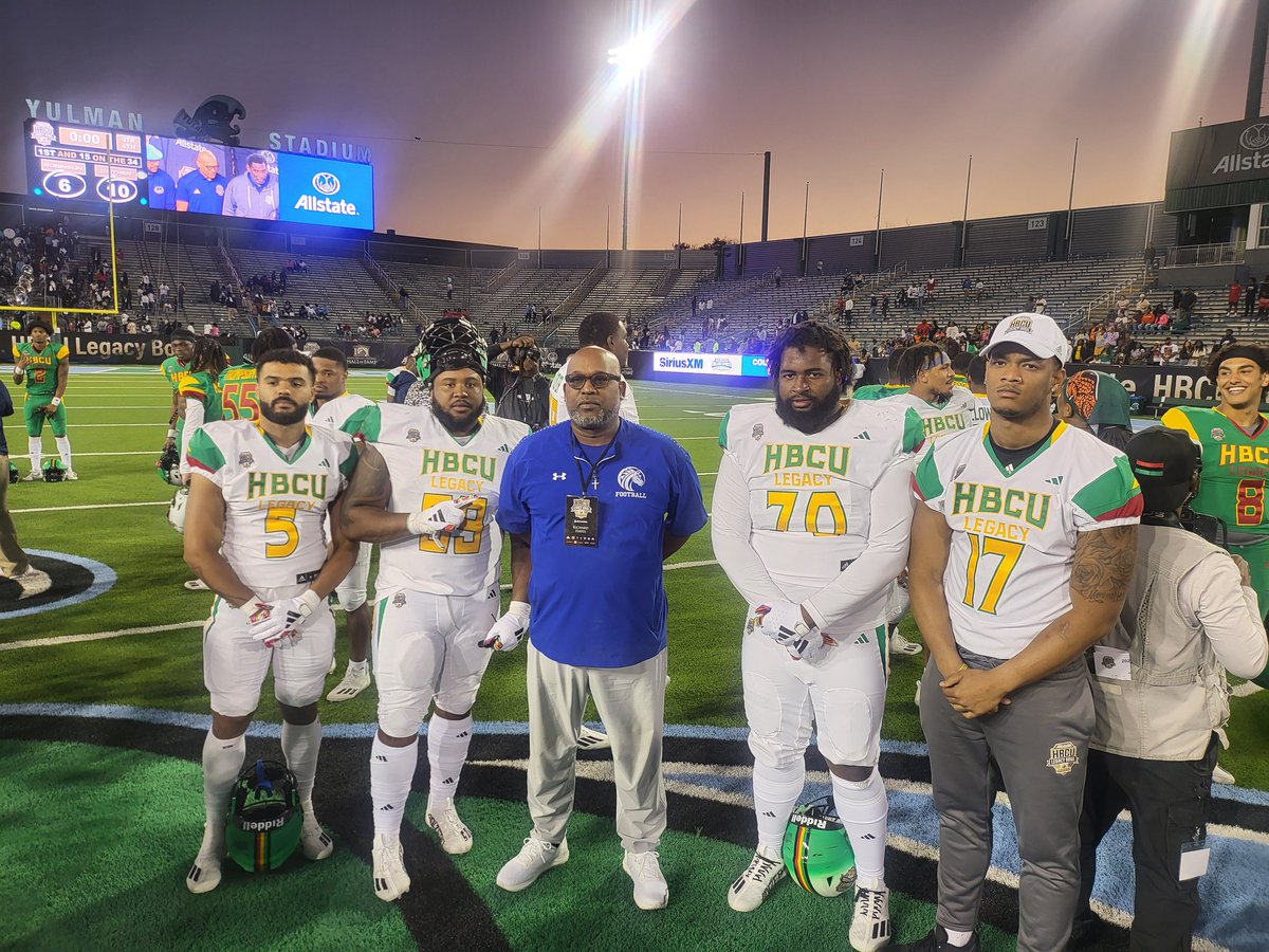 The @FSUBroncos and @Fsubroncos_fb were well represented in the @HBCULegacyBowl this year. Proud of you guys!!!