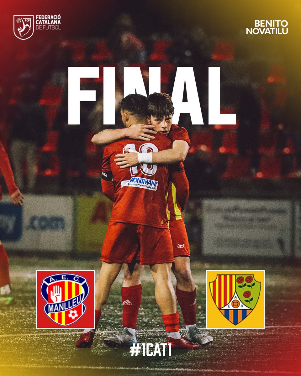 VICTÒRIA!

Tornem a sumar 3 punts. Aquest és el camí. Gràcies a tots els que heu vingut a donar suport a l’equip! ❤️‍🔥

@aecmanlleu 2-0 <a href="/AEROSES_1921/">AEROSES</a> 

⚽️ Toni Rossell x2

🟡🔴 #somdelmanlleu #1cat1