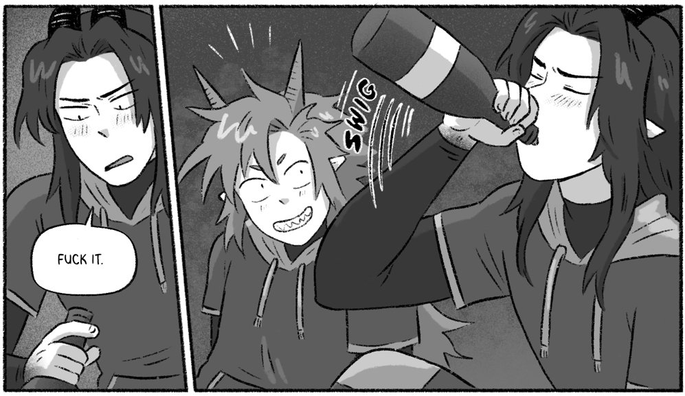 ✨Page 507 of Sparks is up now!✨
Peer pressure...

✨https://t.co/GM4AhQZfVH
✨Tapas https://t.co/jMZOibmhn0
✨Support & read 100+ pages ahead https://t.co/Pkf9mTOqIX 