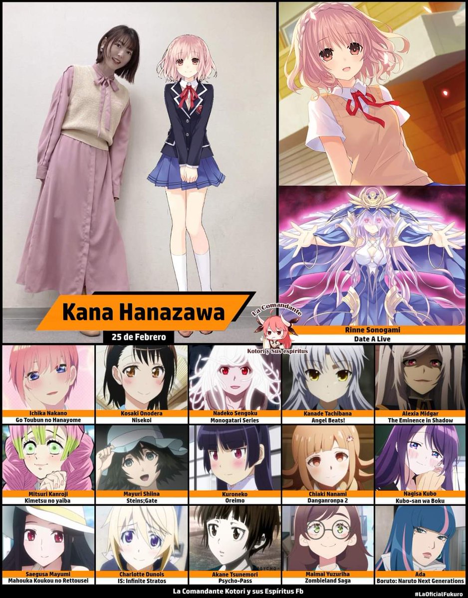 Una de las besto Seiyuu está de cumpleaños, <a href="/hanazawa_staff/">花澤香菜</a>
お誕生日おめでとう！
