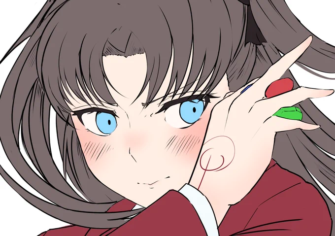 たまには段蔵以外もね。(令呪雑でごめん描き直す) 