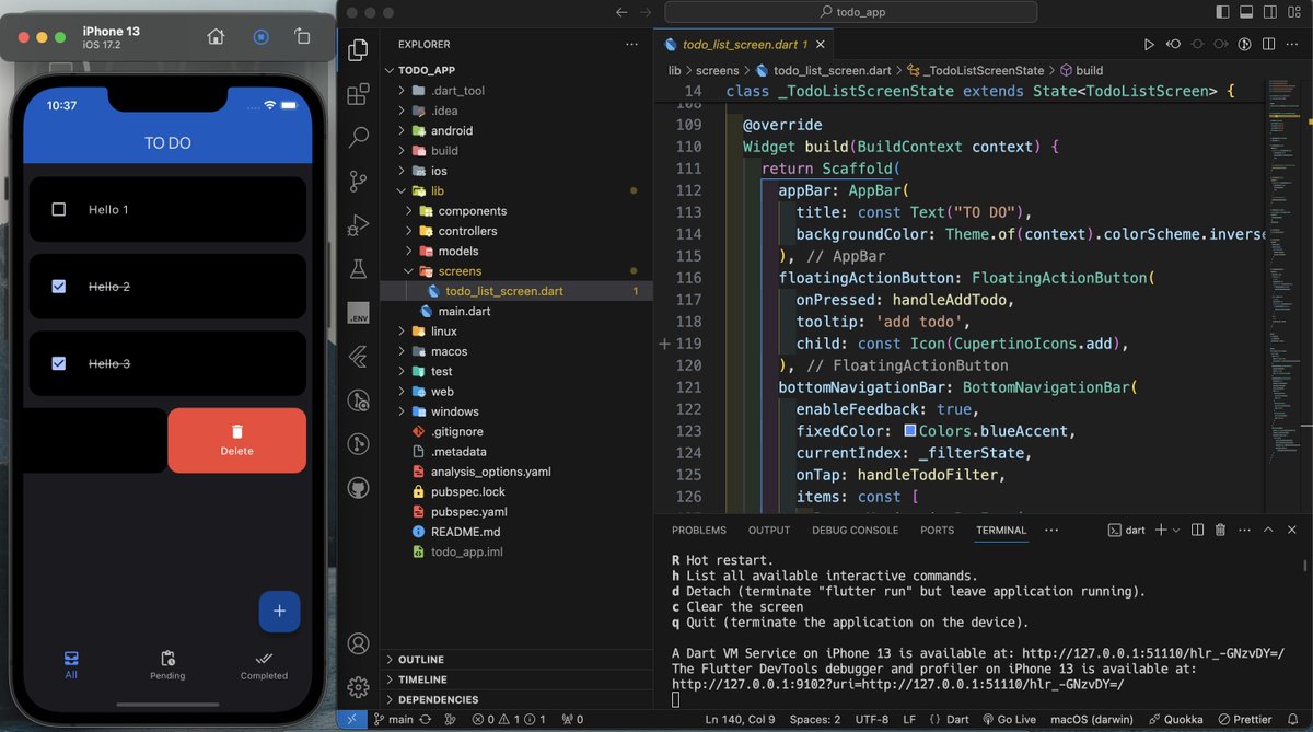 JayKanjia's tweet photo. Hello #connections
Just embarked on my #Flutter journey a few days ago, and I'm thrilled with my progress!
Github links
counter_app -> https://t.co/zZPkxljkOp
todo_app -> https://t.co/brypl9iKK0
#Flutter #AppDevelopment #dailycoding #everydaylearning #FlutterDev #NewBeginning https://t.co/VbB11y4Mft