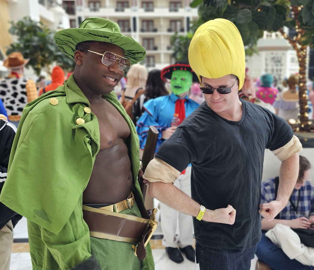 BlackAcecosplay's tweet image. Johnny and Johnny Bravo.