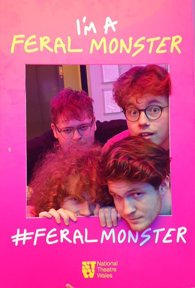 What a brilliant Sat night with some of the incredible #ntwTEAM #feralfest artists performing pre and post show gigs #FeralMonster @ShermanTheatre. More brilliant Feral Fest artists will be performing on the tour.  Details on our website nationaltheatrewales.org